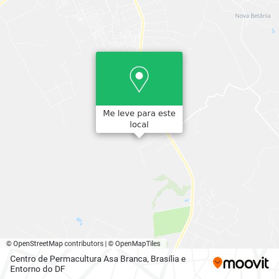 Centro de Permacultura Asa Branca mapa