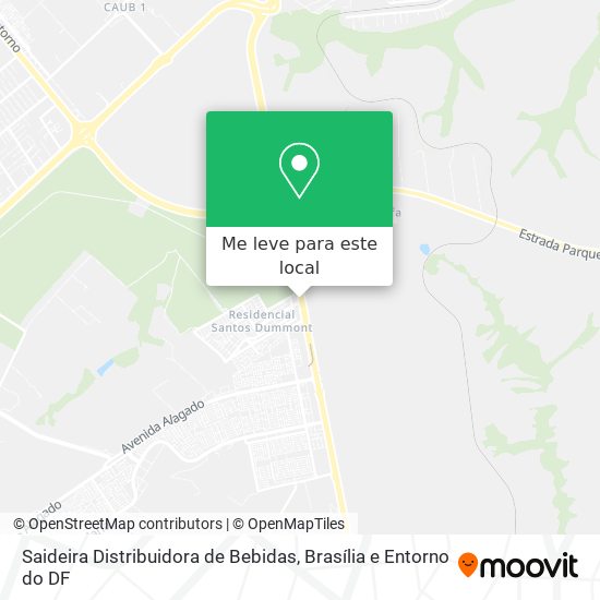 Saideira Distribuidora de Bebidas mapa