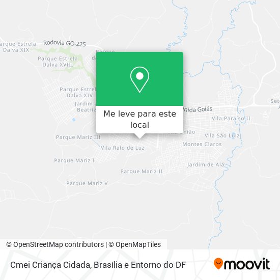 Cmei Criança Cidada mapa