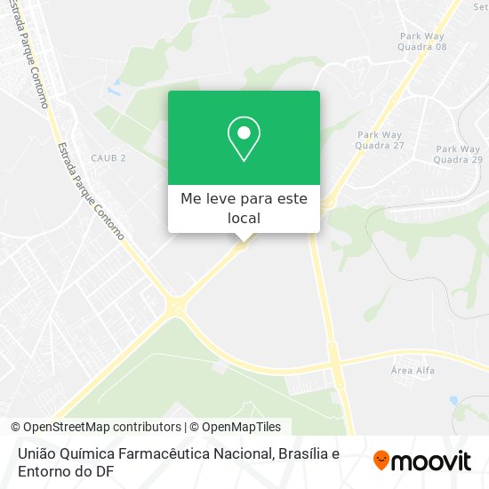 União Química Farmacêutica Nacional mapa