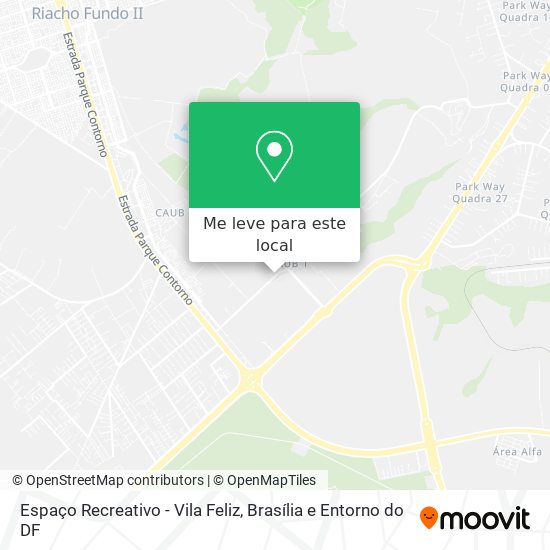 Espaço Recreativo - Vila Feliz mapa