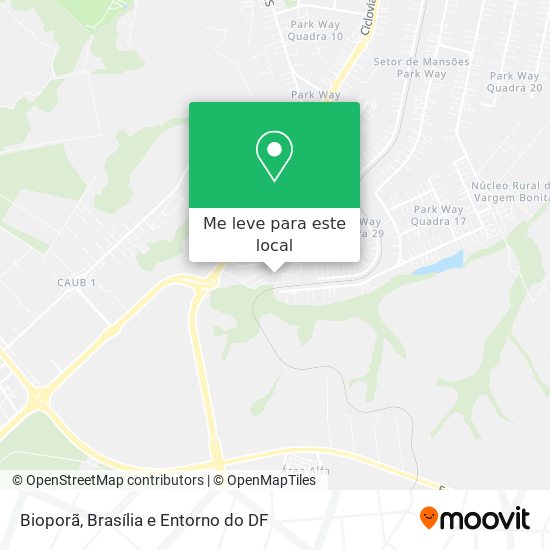 Bioporã mapa
