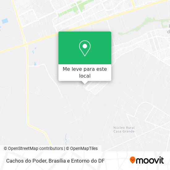 Cachos do Poder mapa