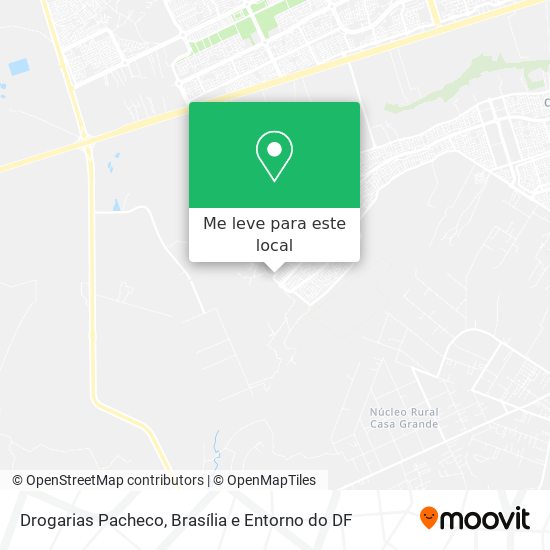 Drogarias Pacheco mapa