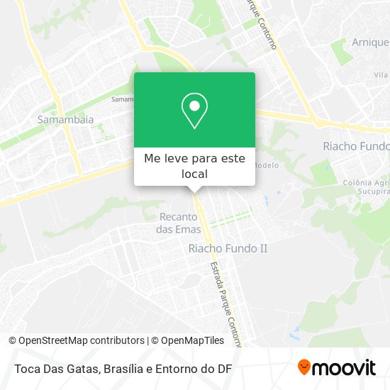 Toca Das Gatas mapa