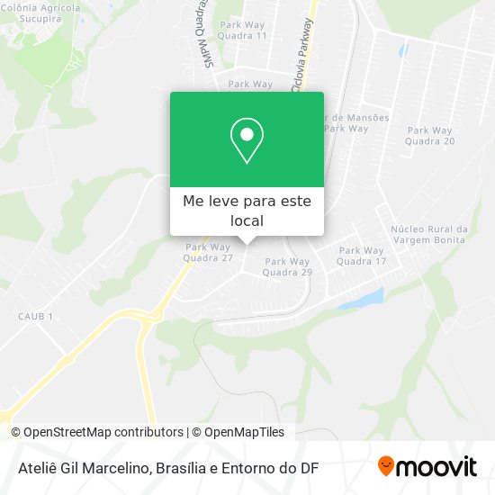Ateliê Gil Marcelino mapa