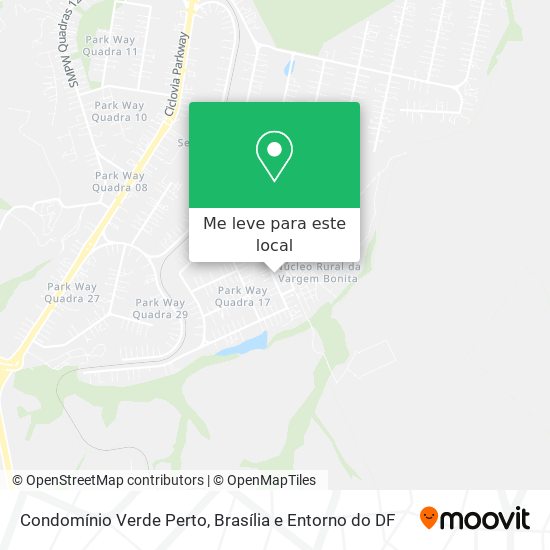 Condomínio Verde Perto mapa