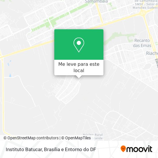 Instituto Batucar mapa