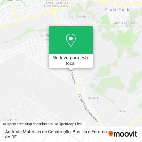 Andrade Materiais de Construção mapa
