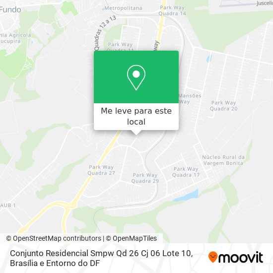 Conjunto Residencial Smpw Qd 26 Cj 06 Lote 10 mapa