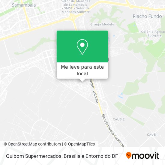 Quibom Supermercados mapa