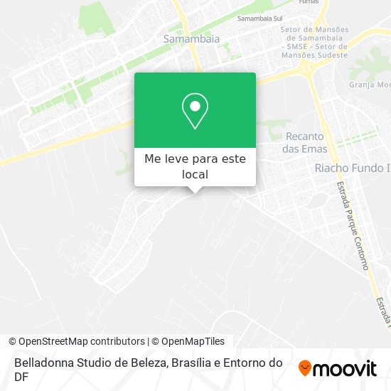 Belladonna Studio de Beleza mapa