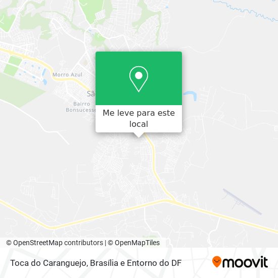Toca do Caranguejo mapa