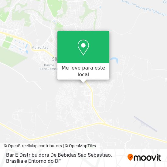 Bar E Distribuidora De Bebidas Sao Sebastiao mapa