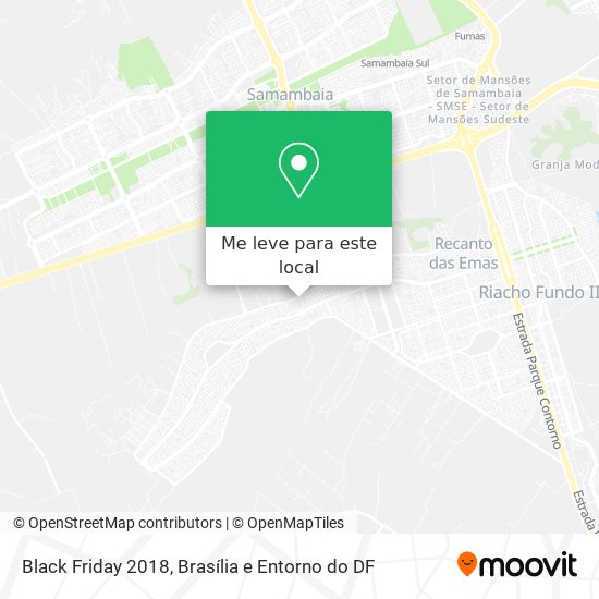 Black Friday 2018 mapa