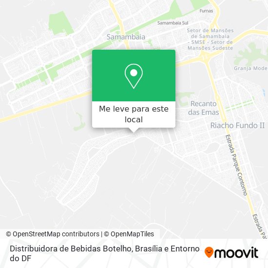 Distribuidora de Bebidas Botelho mapa