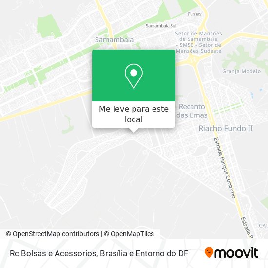 Rc Bolsas e Acessorios mapa