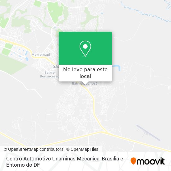 Centro Automotivo Unaminas Mecanica mapa