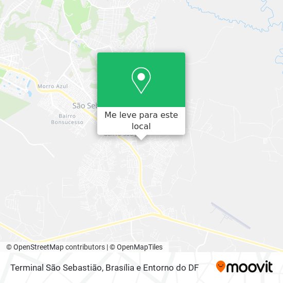 Terminal São Sebastião mapa
