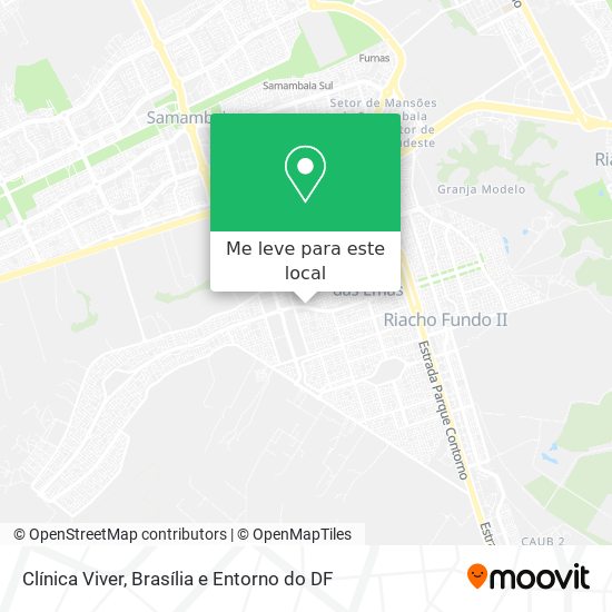 Clínica Viver mapa
