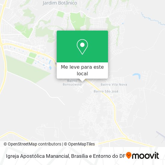 Igreja Apostólica Manancial mapa