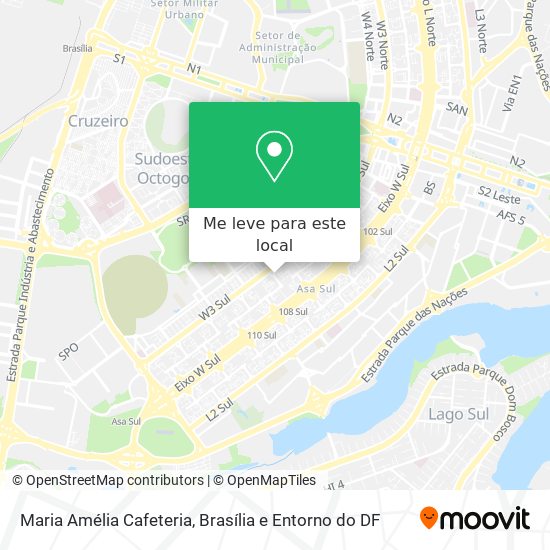 Maria Amélia Cafeteria mapa