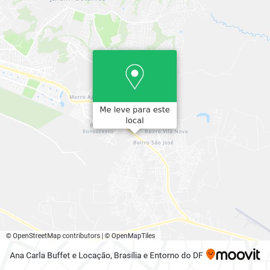 Ana Carla Buffet e Locação mapa