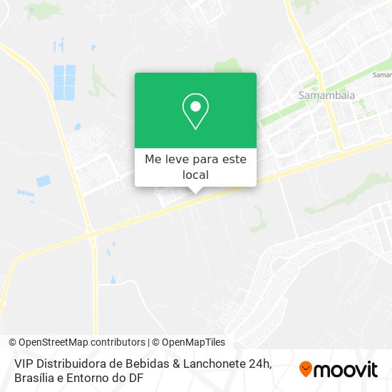VIP Distribuidora de Bebidas & Lanchonete 24h mapa