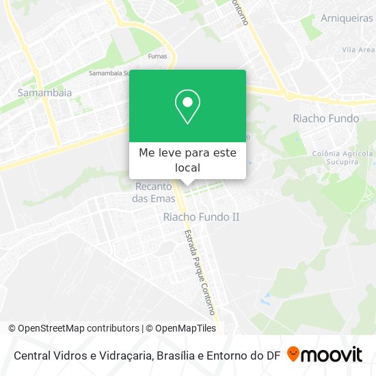 Central Vidros e Vidraçaria mapa