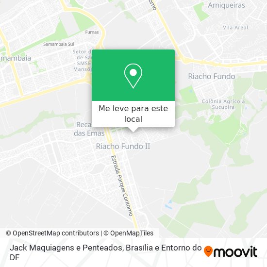 Jack Maquiagens e Penteados mapa