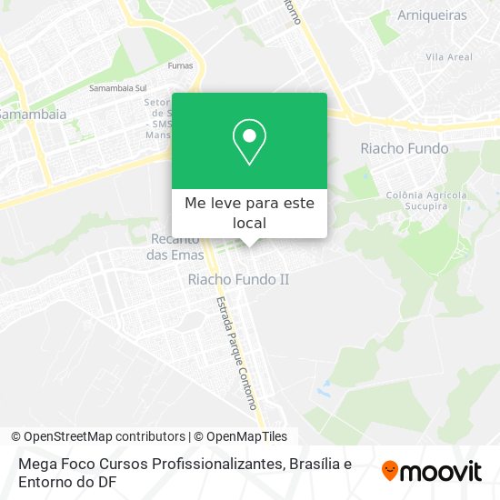 Mega Foco Cursos Profissionalizantes mapa