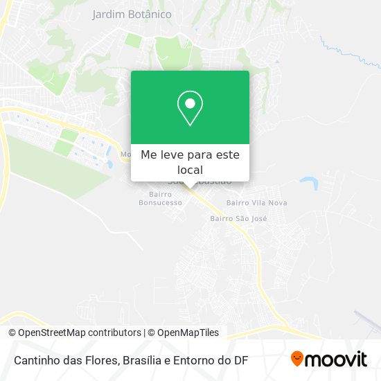 Cantinho das Flores mapa