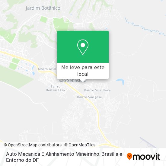 Auto Mecanica E Alinhamento Mineirinho mapa