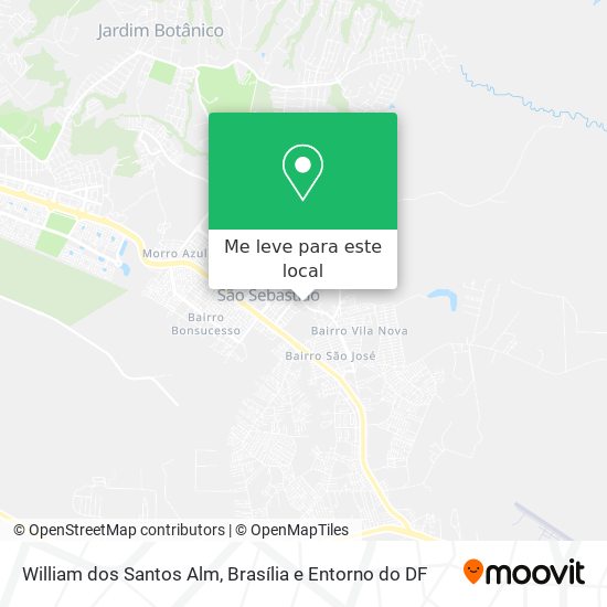 William dos Santos Alm mapa