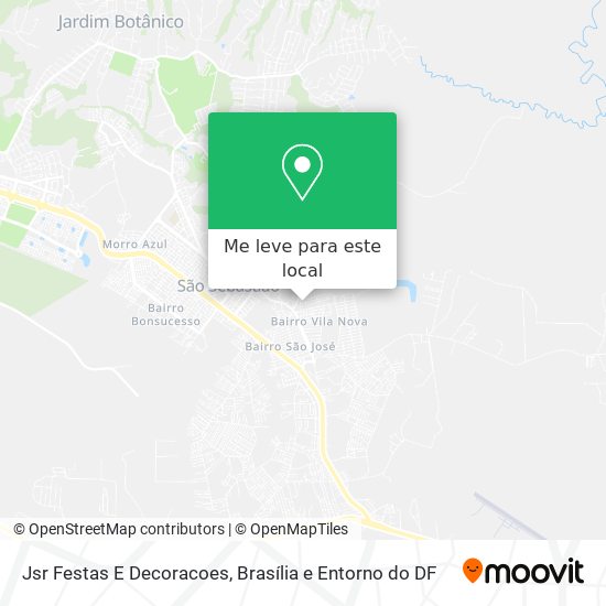 Jsr Festas E Decoracoes mapa