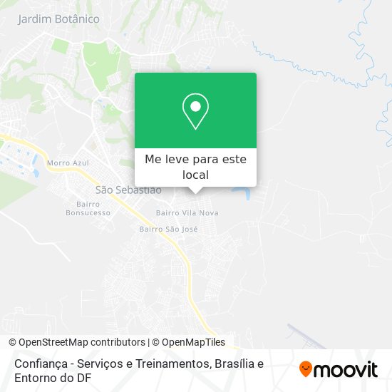 Confiança - Serviços e Treinamentos mapa