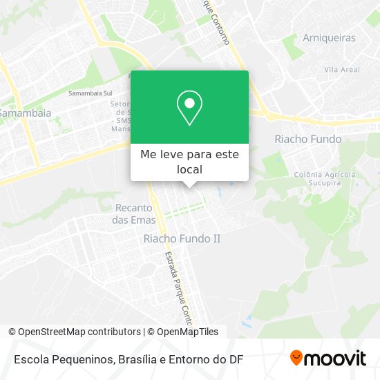 Escola Pequeninos mapa