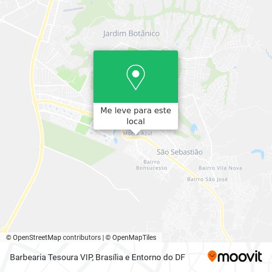 Barbearia Tesoura VIP mapa