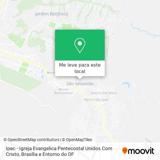 Ipec - Igreja Evangelica Pentecostal Unidos Com Cristo mapa