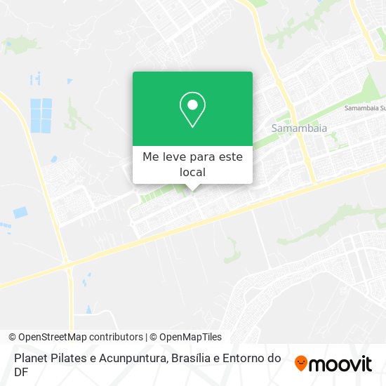 Planet Pilates e Acunpuntura mapa