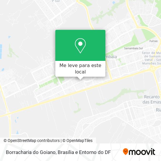 Borracharia do Goiano mapa