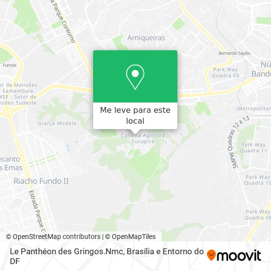 Le Panthéon des Gringos.Nmc mapa