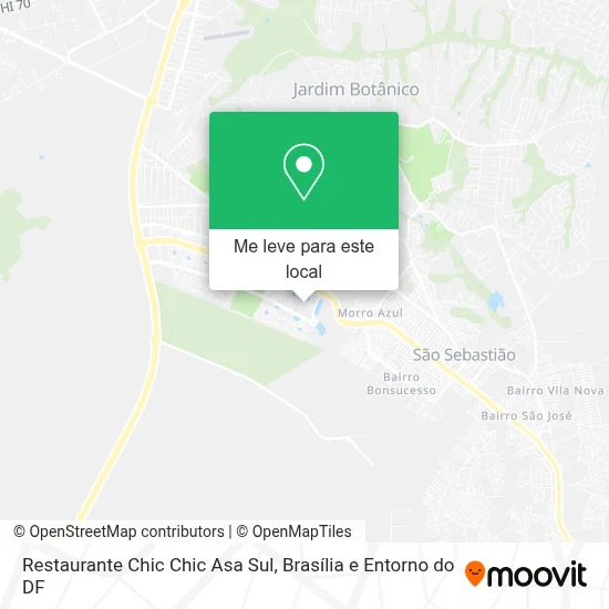 Restaurante Chic Chic Asa Sul mapa