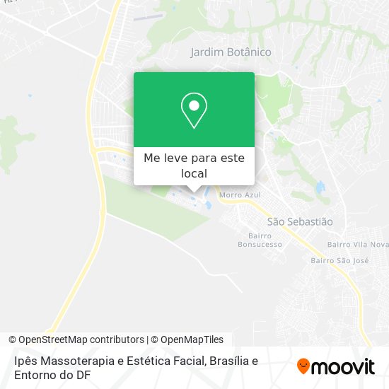 Ipês Massoterapia e Estética Facial mapa