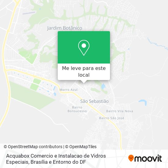 Acquabox Comercio e Instalacao de Vidros Especiais mapa