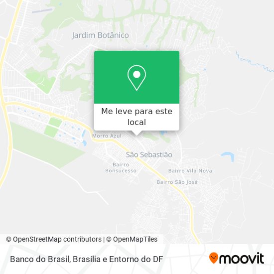Banco do Brasil mapa