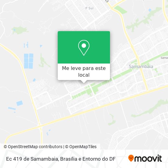 Ec 419 de Samambaia mapa