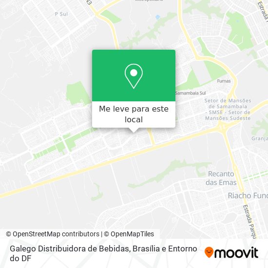 Galego Distribuidora de Bebidas mapa