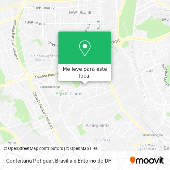 Confeitaria Potiguar mapa