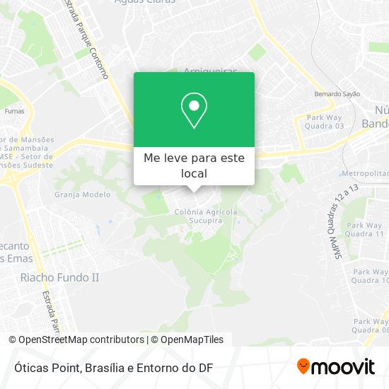 Óticas Point mapa